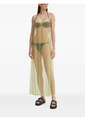 SAMSOE SAMSOE SAMALLY beaded midi dress - Green