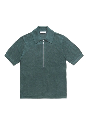 Helmut Lang zip-up T-shirt - Green