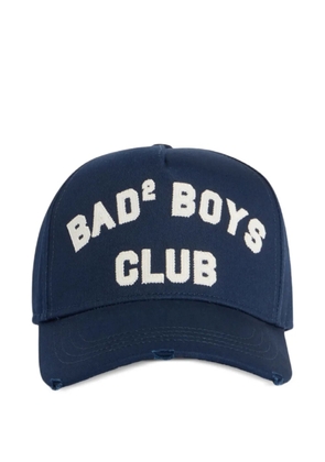 DSQUARED2 text-embroidered baseball cap - Blue