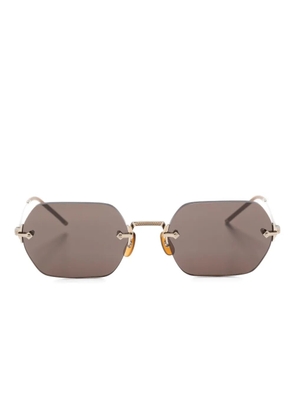 Oliver Peoples TK-13 geometric-frame sunglasses - Gold