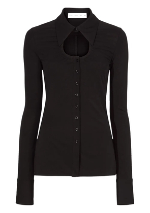 Proenza Schouler White Label cut-out detail shirt - Black