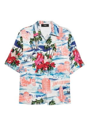AMIRI tropical-print short-sleeve shirt - White
