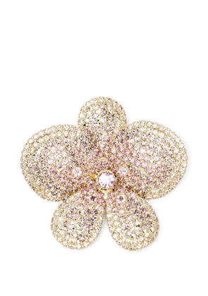 Jennifer Behr flower embellished brooch - Gold