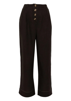 ALOHAS Zulu linen trousers - Brown