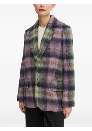 PS Paul Smith plaid-check blazer - Purple