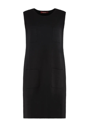 Max Mara patch~pockets mini dress - Black