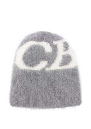 COLE BUXTON logo-letter beanie - Grey