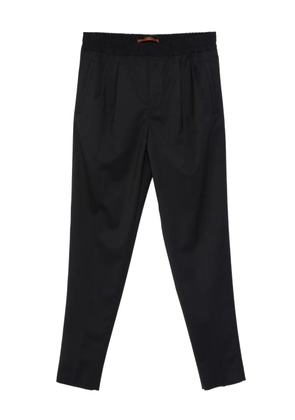 Zegna elastic-waist trousers - Black