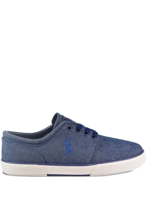 Polo Ralph Lauren faxon denim trainers - Blue