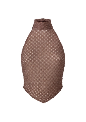 Missoni halterneck beach top - Brown