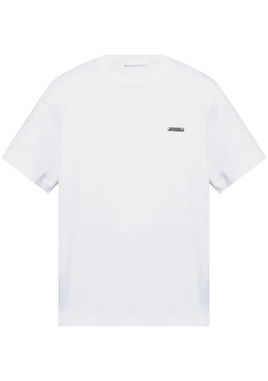Helmut Lang logo plaque cotton T-shirt - White