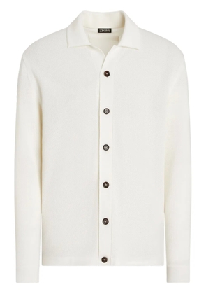 Zegna wool shirt - White