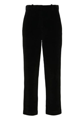 Circolo 1901 velour tapered trousers - Black