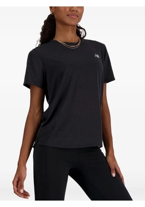 New Balance logo-detail T-shirt - Black