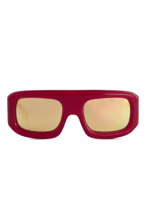 Port Tanger mauretania acetate sunglasses - Red