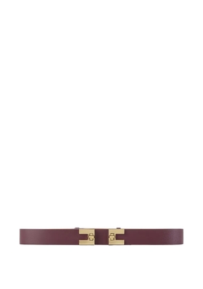 Elisabetta Franchi logo-detail belt - Red