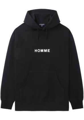 Comme des Garçons Homme logo-print hoodie - Black