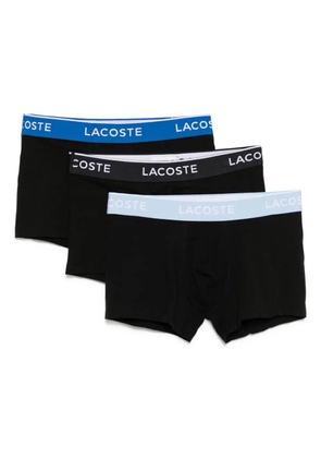 Lacoste logo-waistband boxers (pack of three) - Black