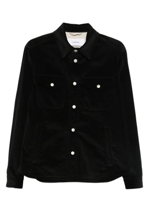 Lardini corduroy shirt jacket - Black