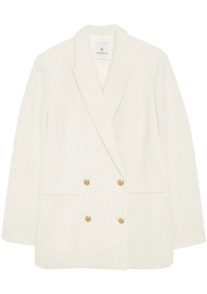 ANINE BING Jasmine double-breasted blazer - Neutrals