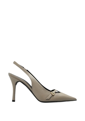Furla pointed-toe stiletto slingback sandals - Neutrals