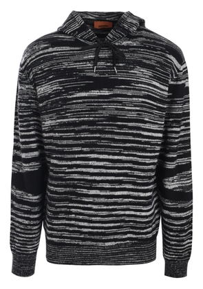 Missoni intarsia-knit hoodie - Black