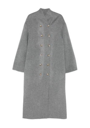 LouLou de Saison double-breasted wool-cashmere coat - Grey