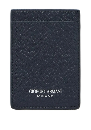 Giorgio Armani leather cardholder - Blue