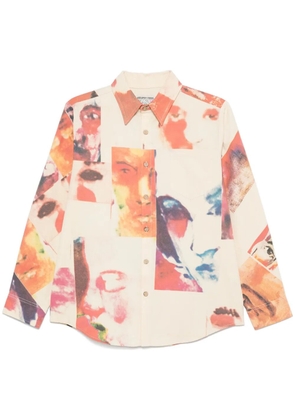 KidSuper Collage Faces shirt - Neutrals
