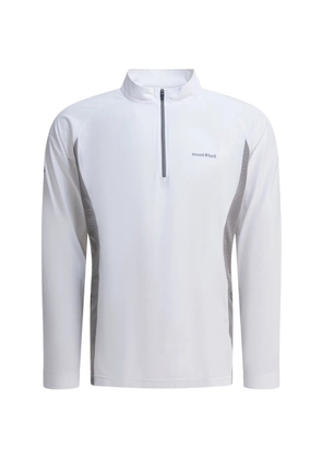 Montbell zip long-sleeve sweater - White
