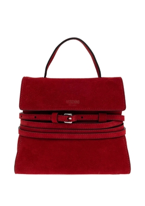 Moschino buckle-strap tote bag - Red
