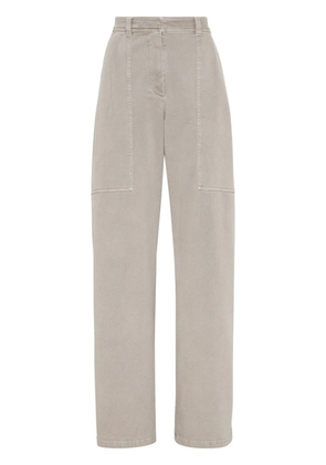 Brunello Cucinelli mid-rise straight-leg jeans - Grey
