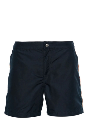 Paul Smith rainbow-stripe swim shorts - Blue