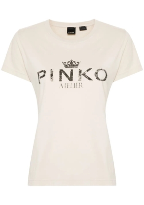 PINKO Bussolotto T-shirt - Neutrals