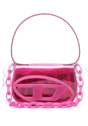 Diesel 1DR chain-detail shoulder bag - White