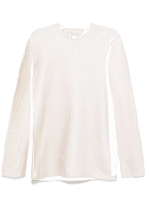 Comme Des Garçons Shirt chunky-knit sweater - Neutrals