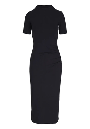 Vince side-draped midi dress - Black