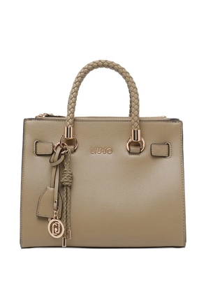 LIU JO logo-lettering tote bag - Brown