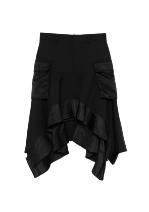 sacai cargo-pocket midi skirt - Black