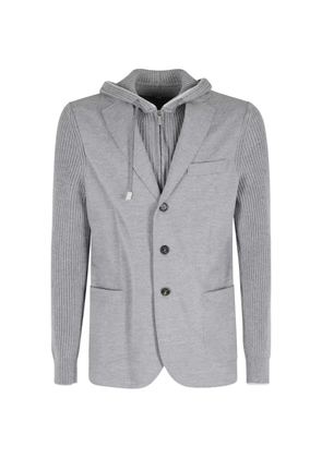 Eleventy panelled jacket - Grey