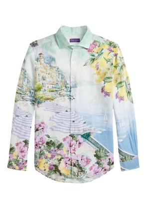 Ralph Lauren Purple Label linen shirt - Blue