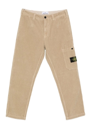 Stone Island corduroy straight-leg trousers - Neutrals