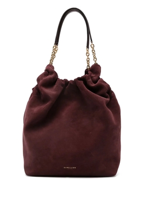 DeMellier Miami suede shoulder bag - Red
