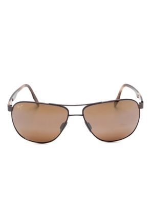 Maui Jim Castles pilot-frame sunglasses - Brown