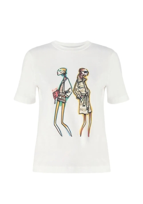 Missoni graphic- print T-shirt - White