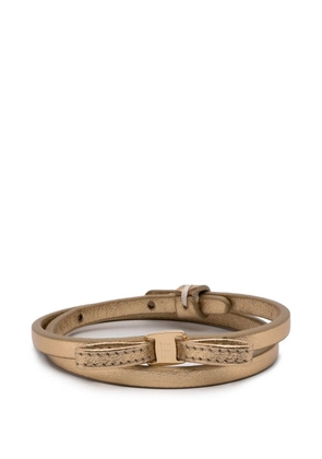 Ferragamo bow-detail bracelet - Gold