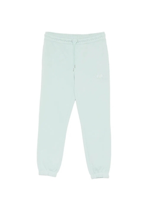 Gant drawstring-fastening logo-embroidered track pants - Blue