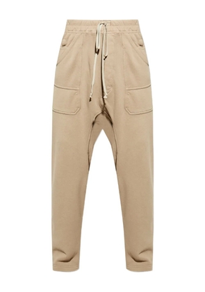 Rick Owens DRKSHDW pocket drawstring track pants - Neutrals
