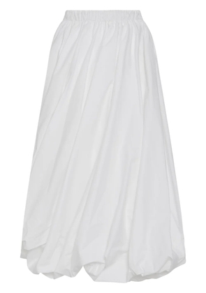 Rosetta Getty twisted midi skirt - White