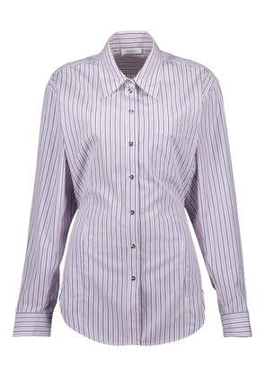 Rabanne striped button-up shirt - Blue